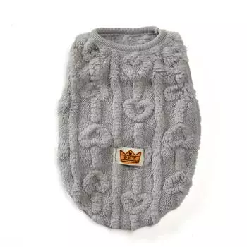 Зимняя теплая одежда для собак маленьких собак кошек, мягкая уютная флисовая куртка, жилет, пальто, костюм для домашних животных чихуахуа, йоркширского терьера, корги L