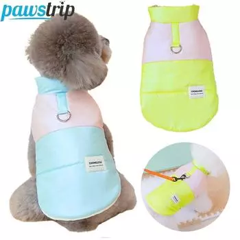 Зимняя теплая одежда для собак средних и маленьких пород, флисовая куртка для собак, одежда для щенков, одежда для французских бульдогов, чихуахуа XS синий