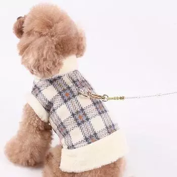 Зимняя теплая одежда для собак, теплая куртка, мягкая толстовка с капюшоном для больших и маленьких собак XS-XXL S синий