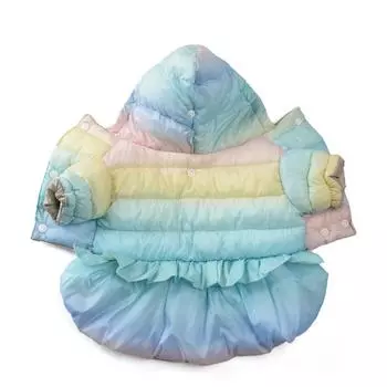 Зимняя теплая одежда для собак, водонепроницаемое пальто для щенков, куртка для маленьких собак, кошек, милый комбинезон с капюшоном для чихуахуа, йоркширского терьера, одежда для домашних животных 10