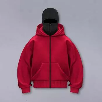 Зимняя теплая толстовка с капюшоном Yousheng, однотонная повседневная куртка унисекс с двойным капюшоном, свободный крой, толстая теплая толстовка, пальто S темно-серого