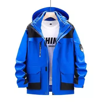 Зимняя теплая ветрозащитная водонепроницаемая куртка больших размеров из двух частей, теплый альпинистский костюм с капюшоном 8XL белый