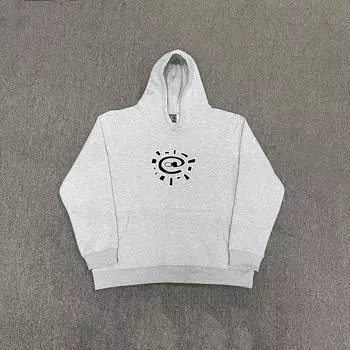 Зимняя теплая женская и мужская толстовка с капюшоном в стиле гранж, корейская уличная одежда для женщин в стиле готики 2000 года, повседневная готическая толстовка в стиле Харадзюку, хип-хоп S чёрный