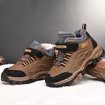 Зимняя уличная детская зимняя обувь плюс непромокаемые лыжные ботинки, детские зимние зимние ботинки большого размера 31 синий