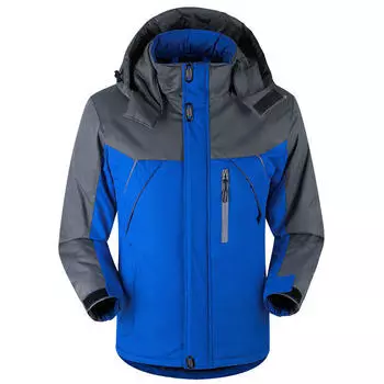 Зимняя уличная парная хлопковая стеганая куртка плюс бархатная теплая куртка большого размера, простая куртка для инструментов L