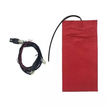 Зимняя универсальная водонепроницаемая подушка для сиденья из углеродного волокна для мотоцикла, 12 В, подогрев сиденья для всех типов квадроциклов, UTV, электровелосипедов Sc D5W1