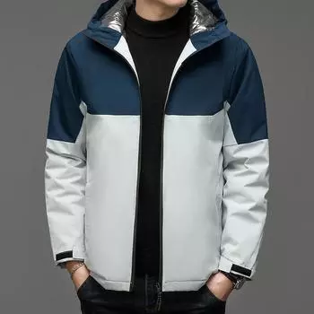 Зимняя утолщенная бархатная одежда для альпинизма, утепленная и морозостойкая одежда для велоспорта, рабочая одежда для активного отдыха, куртка в тон, мужское хлопковое пальто M