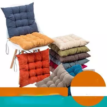 Зимняя утолщенная офисная вельветовая подушка для стула, диван, подушка для обеденного стула 40 * 40cm square