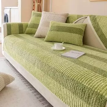 Зимняя утолщенная плюшевая подушка для дивана в виде кролика, современный легкий роскошный чехол для дивана, противоскользящая подушка для дивана 70x70cm