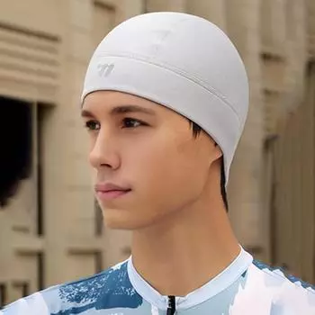 Зимняя ветрозащитная флисовая лыжная шапка-бини с подкладкой из флиса для холодной погоды, для езды на велосипеде и бега, для мужчин и женщин темно-серого