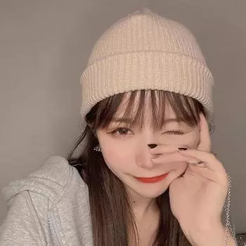 Зимняя вязаная шапка-бини, повседневная эластичная шапка с отбортовкой, мягкая теплая однотонная шапка на осень-зиму, уличный катание на лыжах, велоспорт, женская и мужская шапка с черепом темно-серого