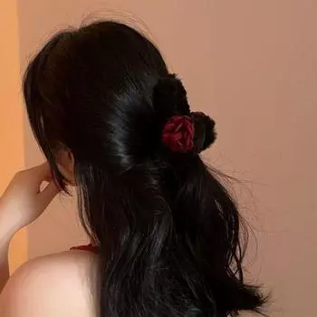 Зимняя заколка на затылке, заколка для волос из искусственного меха, плюшевые коготки для волос, акриловые заколки для волос, заколка-краб, головной убор