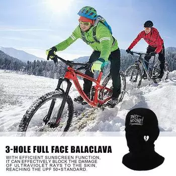 Зимняя защита лица от холода Защита от ультрафиолета Лыжный шлем Дышащий Зимний теплый мотоциклетный чехол для лица Удобный для белый