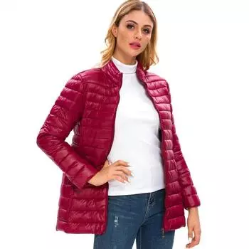 Зимняя женская базовая куртка, пальто, женские тонкие хлопковые парки с капюшоном, повседневные женские средней длины, большие размеры M чёрный