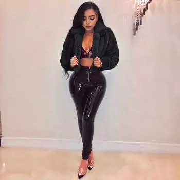 Зимняя женская куртка с искусственным мехом, защита шеи, уютная куртка с застежкой-молнией, однотонная, для холодной погоды, знаменитая верхняя одежда для отдыха на открытом воздухе S зелёный