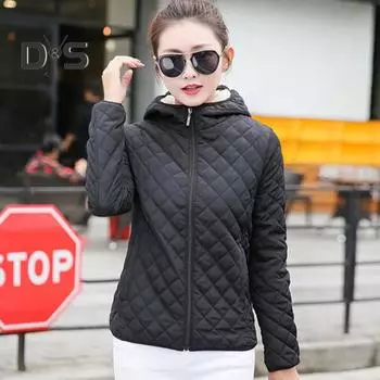 Зимняя женская куртка с капюшоном, застежкой-молнией, длинными рукавами, толстый плюшевый кардиган с однотонной подкладкой, сохраняющий тепло, школьное пальто для поездок на работу M вино красного