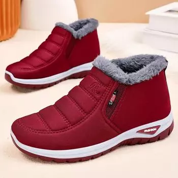 Зимняя женская мужская хлопковая удобная мягкая плюшевая теплая хлопковая уличная повседневная спортивная обувь для пар обувь для мам 36