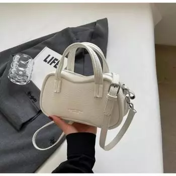 Зимняя женская новая элегантная и компактная высококачественная сумка через плечо из плутония с застежкой-молнией