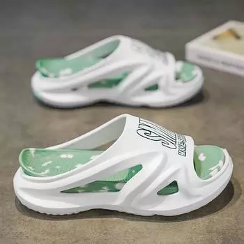 Зимняя женская обувь Schue Hyperdark Massage Slippers Fasion Summer Flip Luxury Brand Высококачественные плоские сандалии для женщин Теннис 36 чёрный