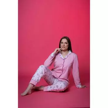 Зимняя женская пижама с длинным рукавом, женская домашняя одежда, свободный костюм для мамы