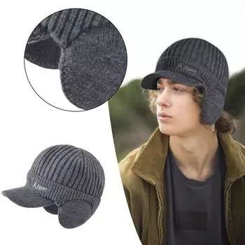 Зимняя женская шапка Вязаная шапка Спиральная шапка с ананасом Утолщенная теплая шапка One Size