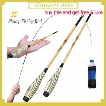 Зимняя зимняя рыбалка на креветок, спиннинг, телескопическая удочка, портативная зимняя удочка 1.8m