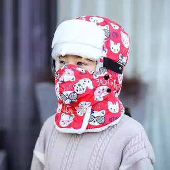 Зимняя зимняя шапка с электромобилем, ветрозащитная зимняя шапка для верховой езды, теплая хлопковая шапка, женская зимняя шапка 4 в 1. A