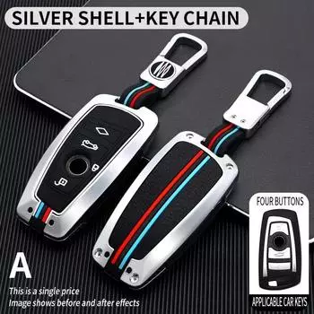 Zinc Alloy Car Key Case Cover Key Bag For Bmw F20 F30 G20 f31 F34 F10 G30 F11 X3 F25 X4 I3 M3 M4 1 3 5 Series Accessories