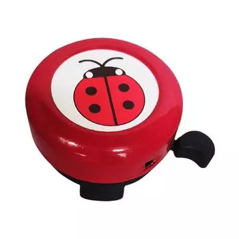 Zinc Alloy Cartoon Pattern Crisp Bicycle Bell Kids Bike Outdoor Rust-resistant Waterproof Durable красный