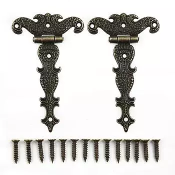 Zinc Alloy Hinges Accessory Antique Box Decorative