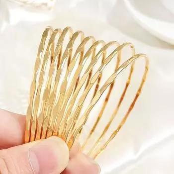 Zinc Zinc Alloy Hollow Out Bangle Silver Rhinestone Wristlet Sweet Ethnic Bracelet Set Girl Silver-C