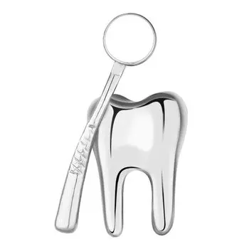 Zinc Zinc Zinc Alloy Dentist Nurse Enamel Pins Geometric Tooth Shape Brooch Fashion Jewelry Gift