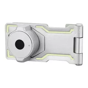 Zincs Alloys Keyed Hasp Lock Fingerprint Recognition Lock Office File Cabinet Lock for Drawers Cabinets Cupboard 3