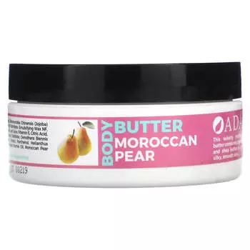 Zion Health, Body Butter with Adama and Argan Oil, Moroccan Pear, 4 oz (118 g)