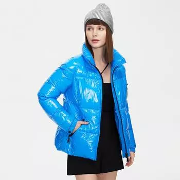 Zip Up ZIAI пуховик женская верхняя одежда зимняя женская XS майя синий