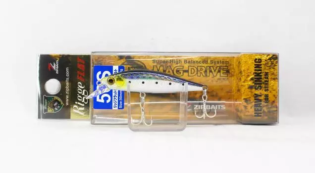 Zipbaits Rigge Flat 50S Light SW Тонущая приманка 718 (6090)