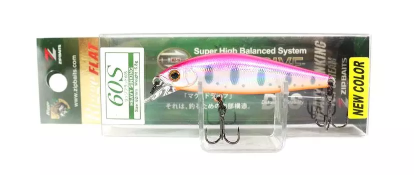 Zipbaits Rigge Flat Heavy 60S Тонущая Приманка 486 (2283)