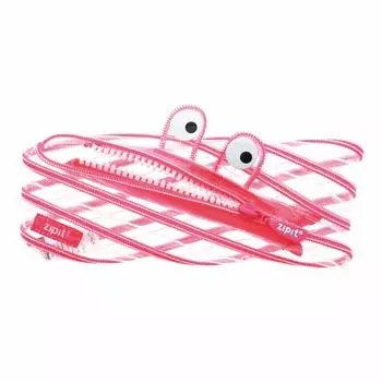 ZIPIT Cosmetic case clear monster pink [Zipit]