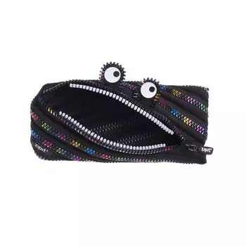ZIPIT Monster Pen Case Teeth (Rainbow Black) ZP-ZTM-SE-BK