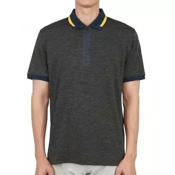 Zipore Golfwear Men S Collar ShorT Sleeve T ShirT g4mS23k122 Chgr M