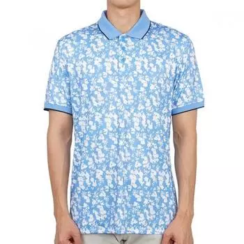 Zipore Golfwear Men S Collar ShorT Sleeve T ShirT g4mS23k061 Cielo XXL