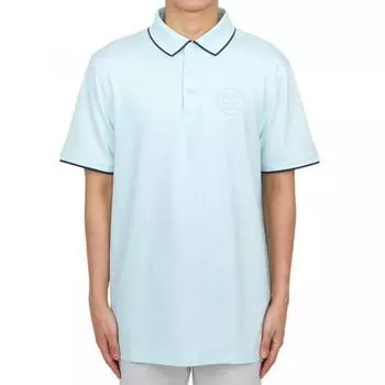 Zipore Golfwear Men S Collar ShorT Sleeve T ShirT Gmp000013 Dbrk L