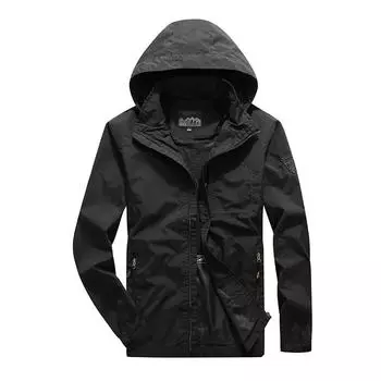 Zipper Digging Bag Loose Casual Youth Foreign Style Zipper Cotton Hooded Ordinary Jacket M