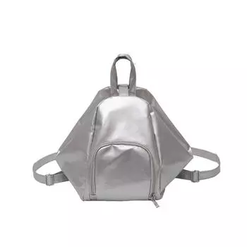 Zipper Single Shoulder Bag PU Leather Women s Backpack Casual Crossbody Bag Men