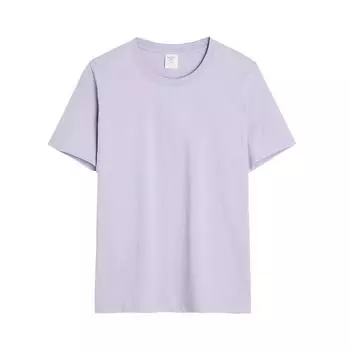ZIRUNKING/2021 летние футболки унисекс для женщин и мужчин, простые фиолетовые хлопковые футболки с круглым вырезом, базовая футболка в стиле Харадзюку XZGa S