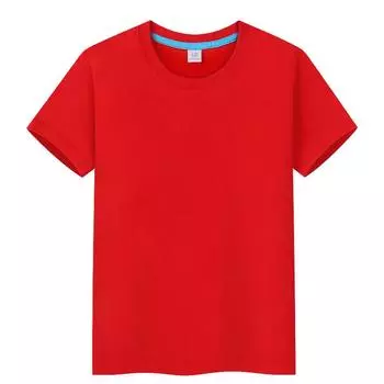 ZIRUNKING Детские футболки, детские летние повседневные футболки для мальчиков и девочек, однотонные базовые футболки с короткими рукавами ZK-KIDS 110
