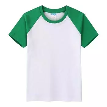 ZIRUNKING детские разноцветные футболки, детские летние повседневные футболки для мальчиков и девочек, однотонные базовые футболки с короткими рукавами KIDCOLOR 110