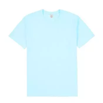 ZIRUNKING, новинка 2021 года, хлопковая футболка унисекс с коротким рукавом, простая однотонная хлопковая футболка с круглым вырезом, однотонные футболки для мужчин/женщин, топы ICEBLUE S