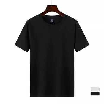 ZIRUNKING унисекс, черно-белые футболки, женские однотонные хлопковые футболки с короткими рукавами, эластичные футболки, женские летние топы для мужчин/женщин ZIYULIN M