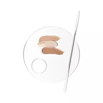 ZiSyouMa Spatula Cosmetic Tool Makeup Cosmetic Spatula Cosmetic Palette Stainless Steel Stirring Bar Tool Concealer Foundation Eye Shadow Metal Makeup
